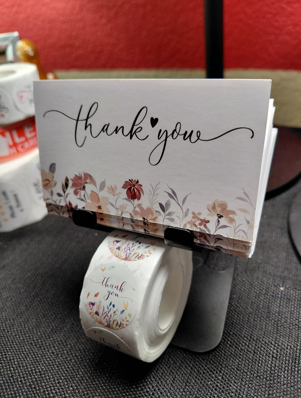 550ct. 50ct Thank Cards 500ct. Thank You Stickers 3 Random Polymailers 🎊HP🎊 - Picture 3 of 6